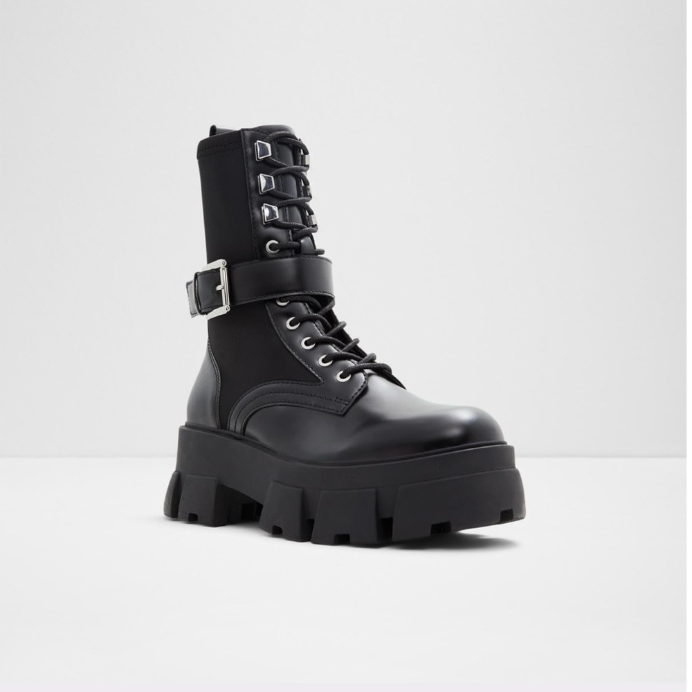 Aldo (Size 9) chunky lug sole combat boots (New No Tag)